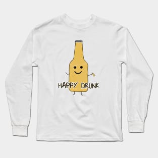 Happy Drunk Long Sleeve T-Shirt